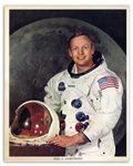Neil Armstrong Signature, With NASA Photo of Armstrong -- With Steve Zarelli COA